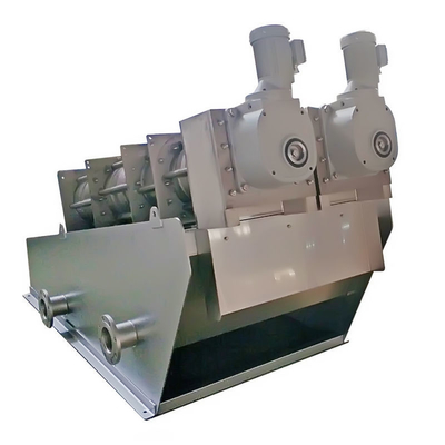 ซื้อ กากตะกอนอุตสาหกรรม Dewatering Equipment การบำบัดน้ำเสีย Multi Disc Screw Press online manufacture