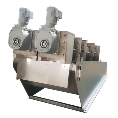 Screw Press Sludge Dewatering Machine Dehydrator สำหรับบำบัดน้ำเสีย