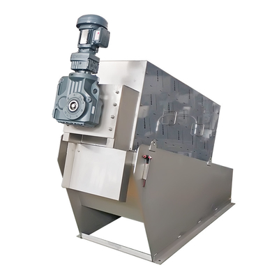 Sludge Dewatering Screw Press Sludge Dehydrator สำหรับโรงบำบัดน้ำเสีย