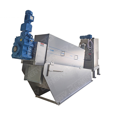 เครื่องแยกกากตะกอนอัตโนมัติอุตสาหกรรมเทศบาล Multi Disc Screw Press