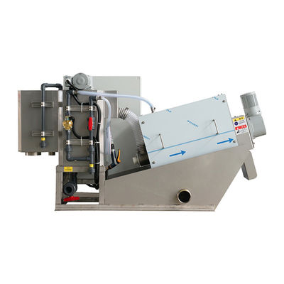เครื่องกดสกรู Dewatering ที่ทนทานระบบตะกอนเทศบาล Dewatering