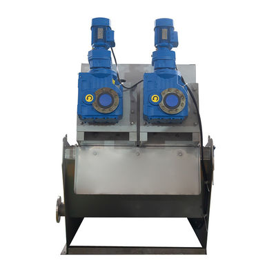 เกิดการอุดตันของตะกอนฟรีเครื่อง Dewatering หนาอุปกรณ์ 6KW ตะกอน