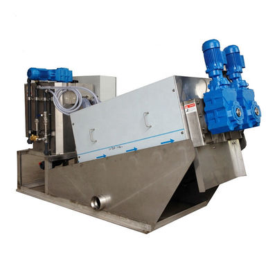Multi Disk Gravity Belt ข้นน้ำมันตะกอน Dewatering สกรูกด