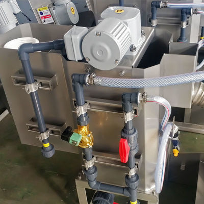 Screw Filter Press 1t/H Sludge Dewatering Machine สำหรับการบำบัดของเสีย