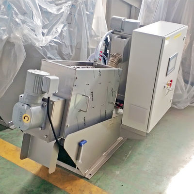 ระบบกดสกรู Dewatering Small Sludge Multi Disk