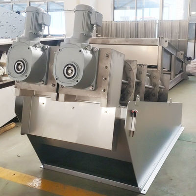 Screw Press Slurry Slurry Dewatering Machine สำหรับอุปกรณ์แยกกากตะกอน