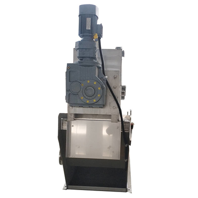 การบำบัดน้ำเสียด้วยสกรูกดกากตะกอน Dewatering Machine Sludge Dehydration