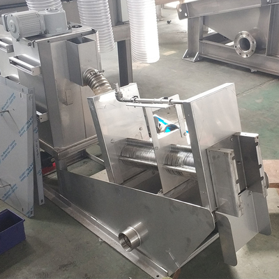 เครื่องรีดตะกอน Dewatering Screw Press สำหรับตะกอนแยกน้ำ